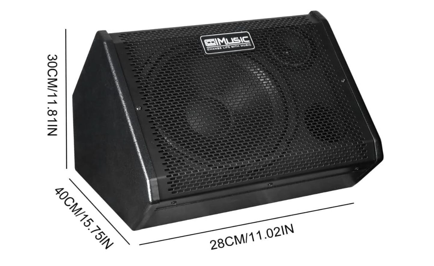 Coolmusic DM80 AMP – wzmacniacz do perkusji elektronicznej i klawiszy 80W z Bluetooth i USB