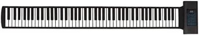 Pianino elektroniczne składane VBESTLIFE 88 klawiszy z Bluetooth (Czarne)