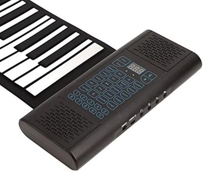 Pianino elektroniczne składane VBESTLIFE 88 klawiszy z Bluetooth (Czarne)