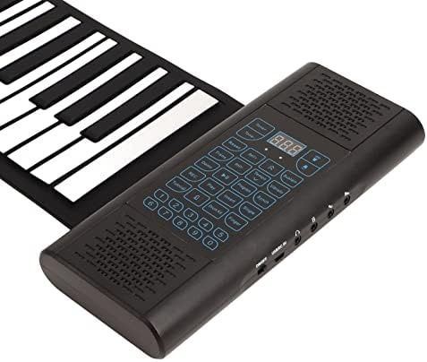 Pianino elektroniczne składane VBESTLIFE 88 klawiszy z Bluetooth (Czarne)