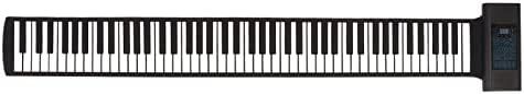 Pianino elektroniczne składane VBESTLIFE 88 klawiszy z Bluetooth (Czarne)