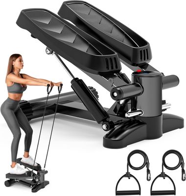 Stepper do ćwiczeń Bubbacare Mini Stepper z linkami oporowymi