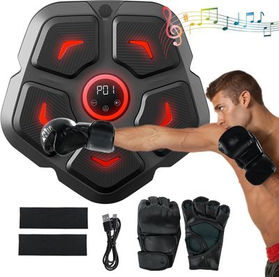 Muzyczna maszyna bokserska na ścianę z Bluetooth