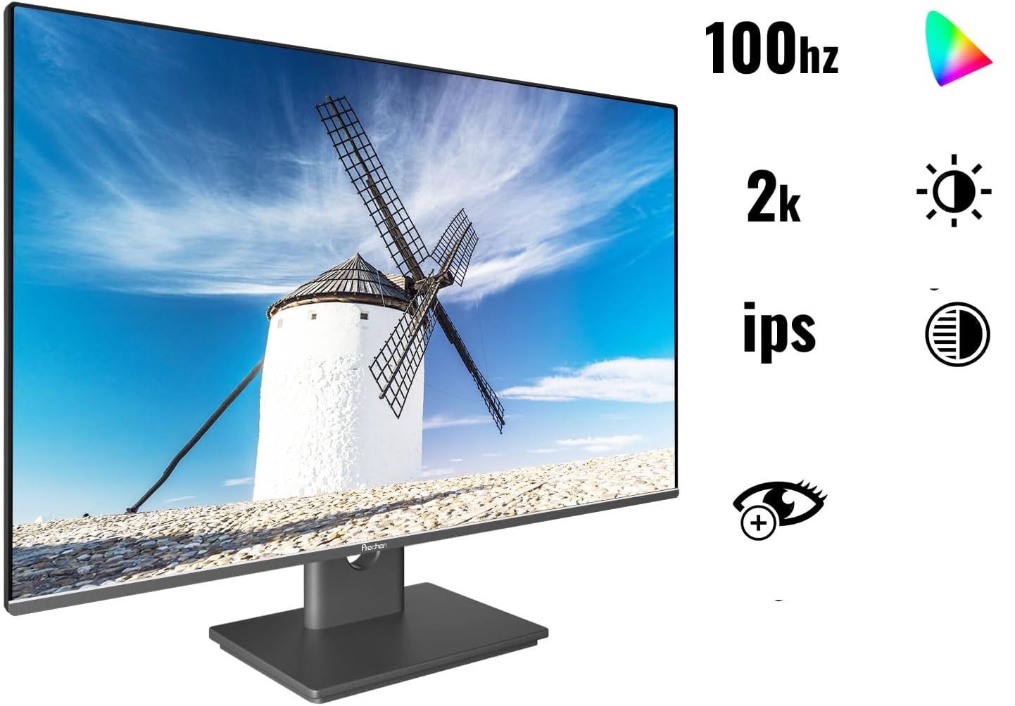 Prechen HD-238 – 23,8" Monitor Gaming QHD 2560 x 1440, 100 Hz