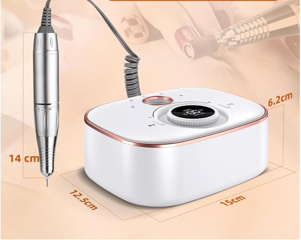 Profesjonalna frezarka do paznokci CIVPOWER S-306 35 000 RPM, 13 w 1 z baterią 4000 mAh