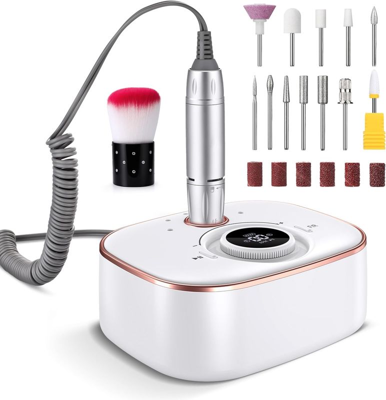 Profesjonalna frezarka do paznokci CIVPOWER S-306 35 000 RPM, 13 w 1 z baterią 4000 mAh