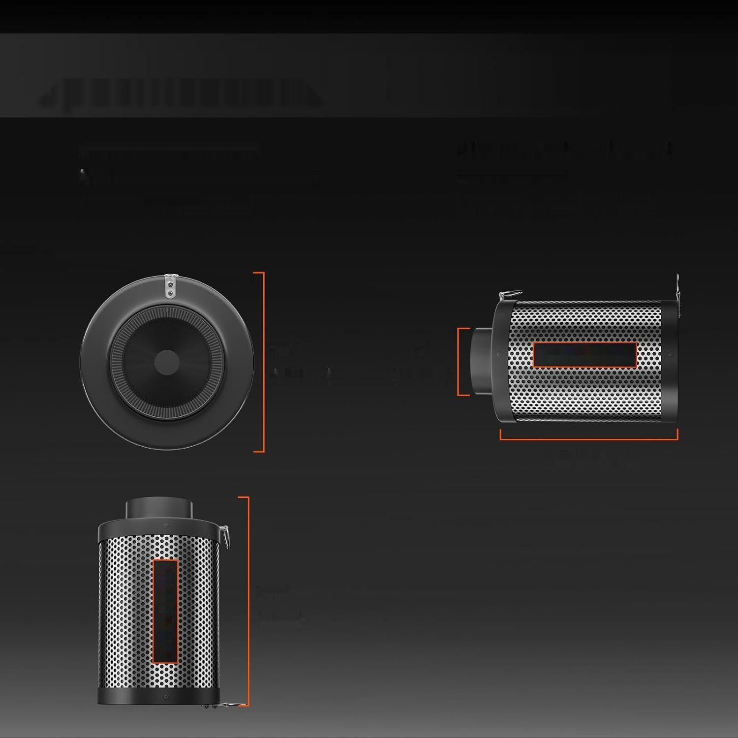 Spider Farmer filtr węglowy 10,2 cm do namiotu uprawowego