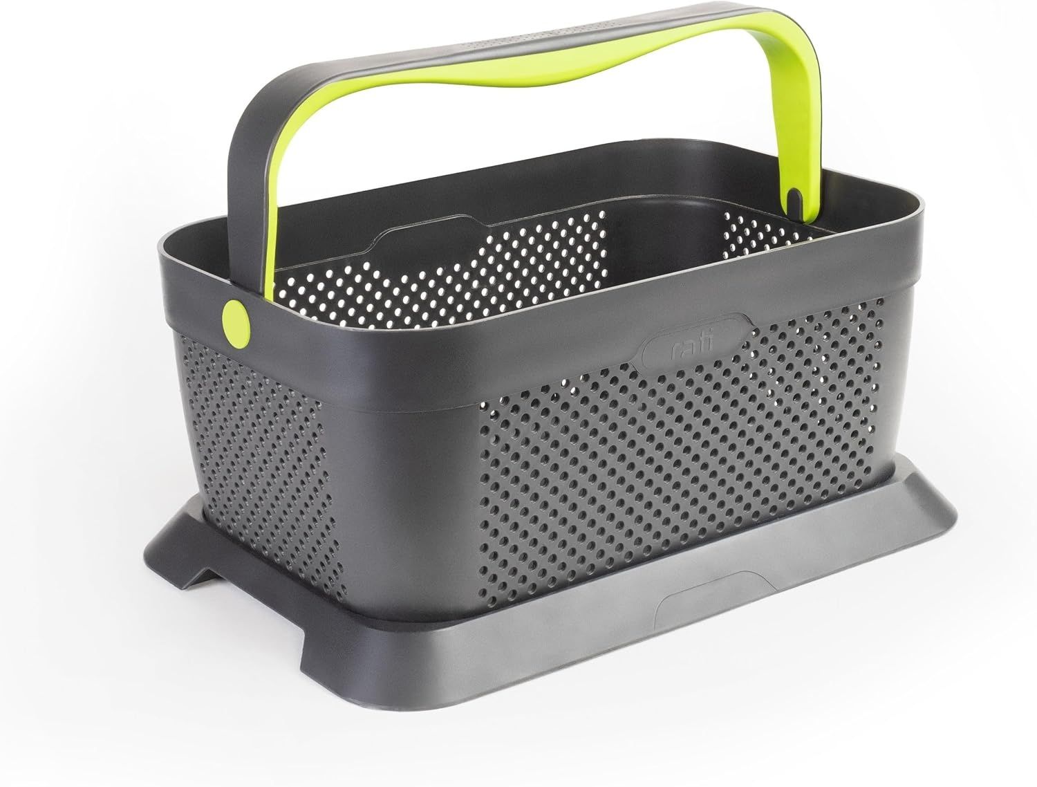 Kosz samochodowy Rati Variazione basket 21 l – czarny, prostokątny