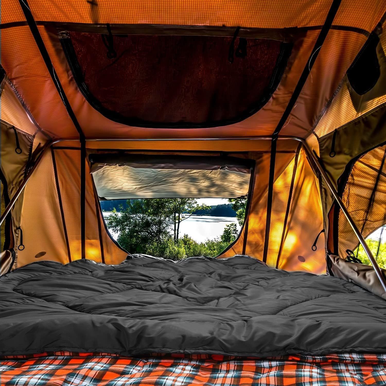 Zimowy podwójny śpiwór Mcota, rozmiar XXL i wymiary 155 x 230 cm