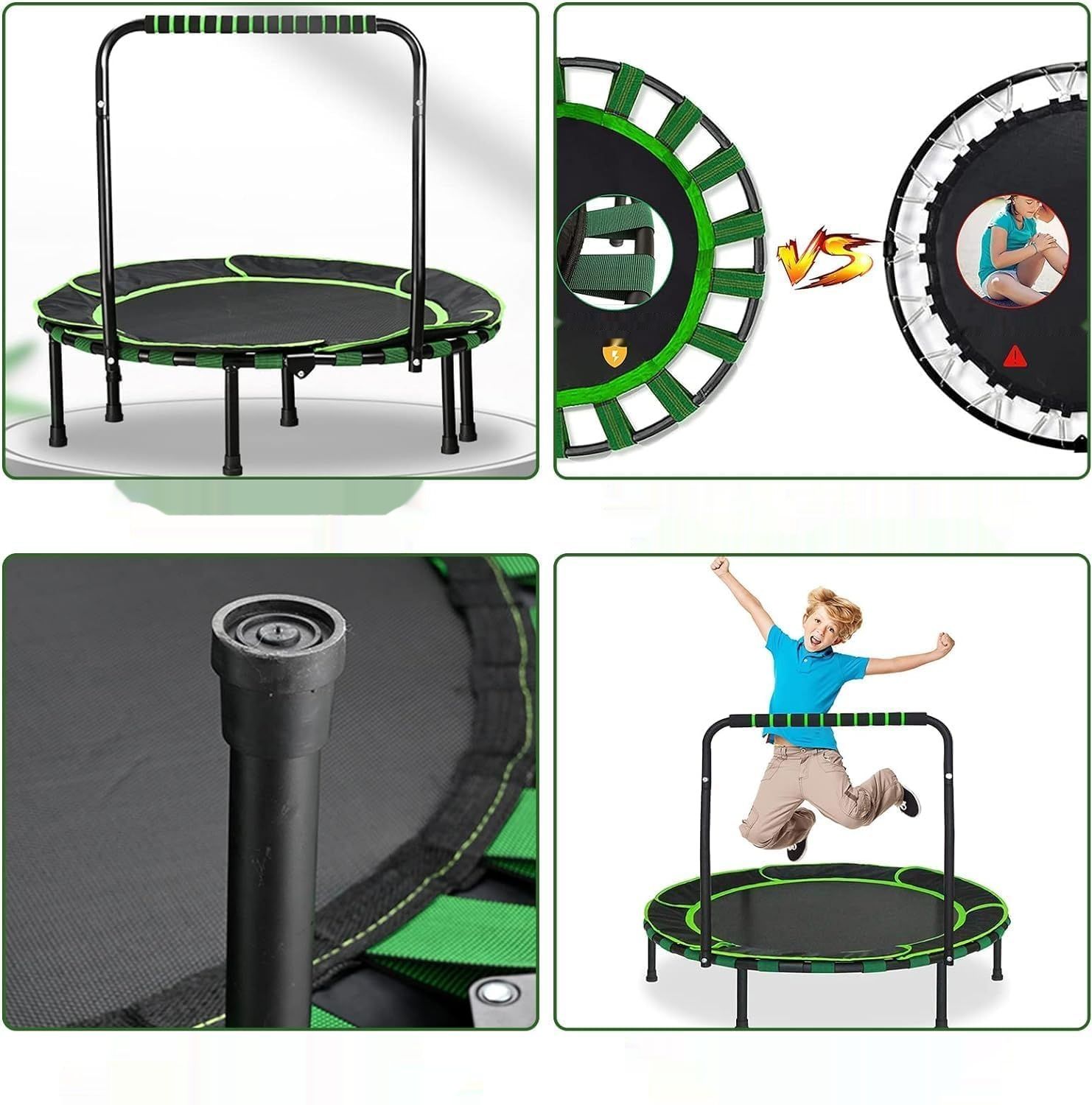 Trampolina dla dzieci Nukdey Ø91 cm – do domu i na zewnątrz
