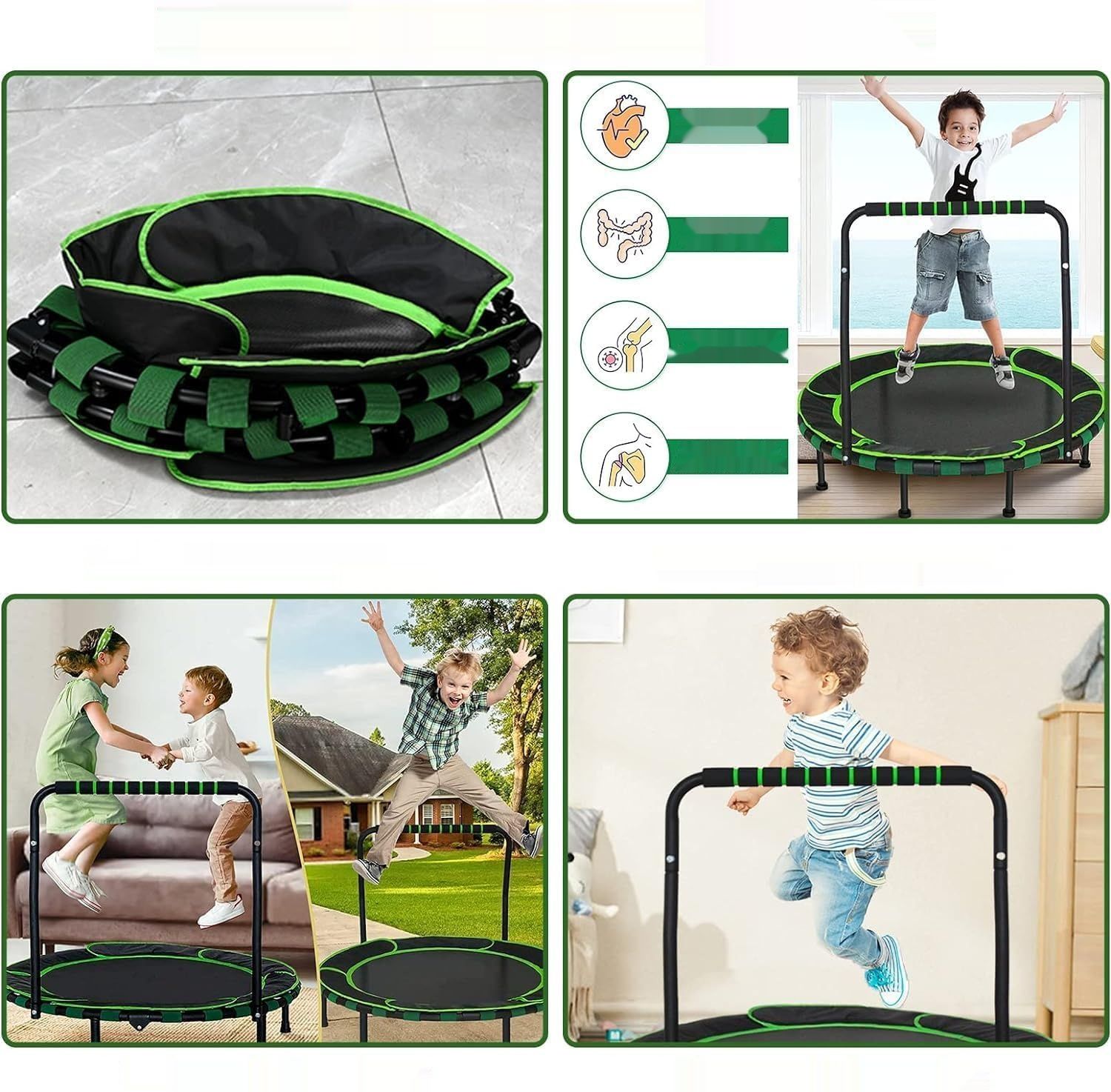 Trampolina dla dzieci Nukdey Ø91 cm – do domu i na zewnątrz