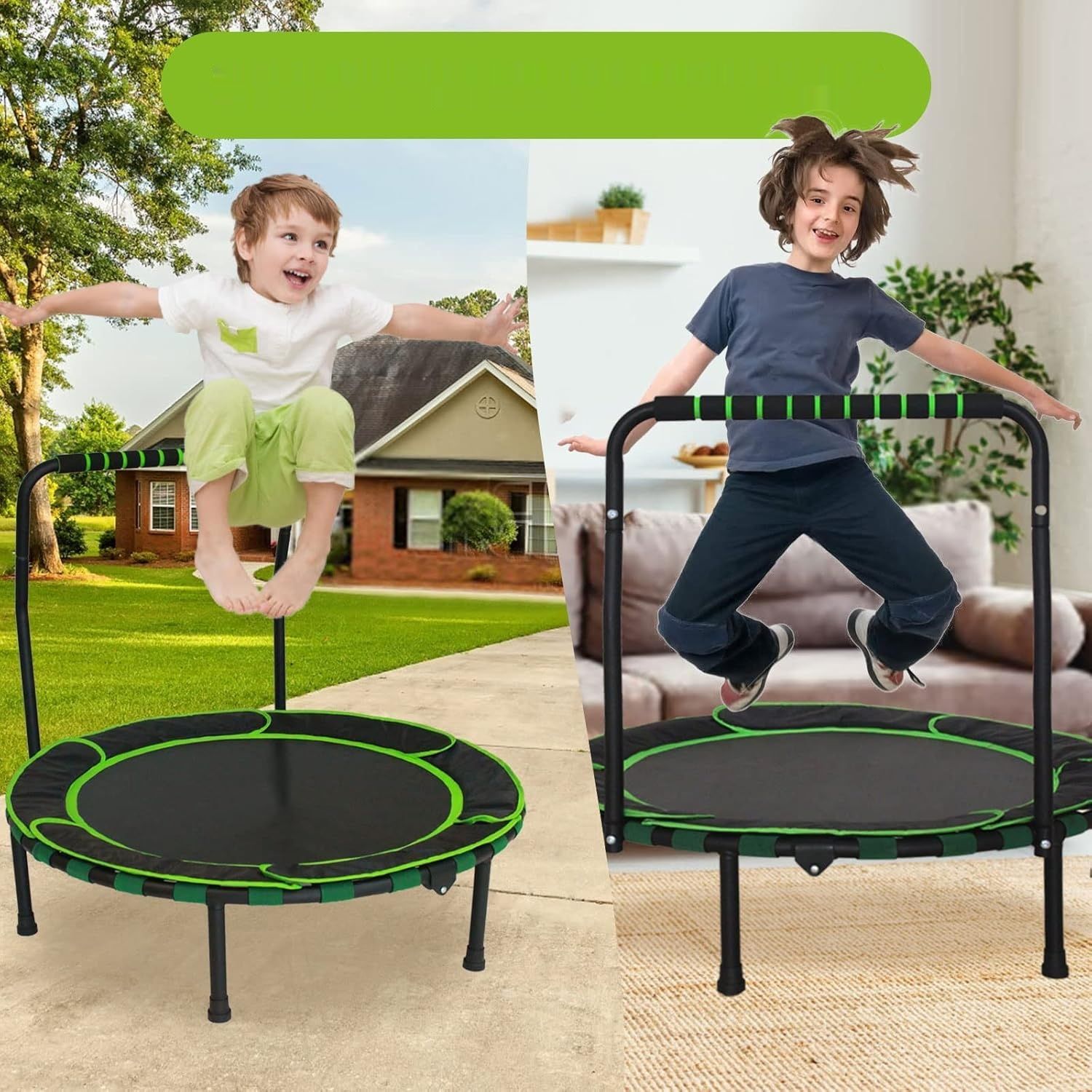Trampolina dla dzieci Nukdey Ø91 cm – do domu i na zewnątrz