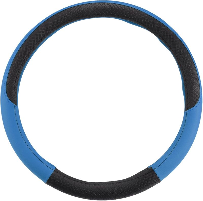 изменить фото на черное!!!   Uniwersalna niebieska osłona kierownicy samochodowej ABSOPRO do auta,重