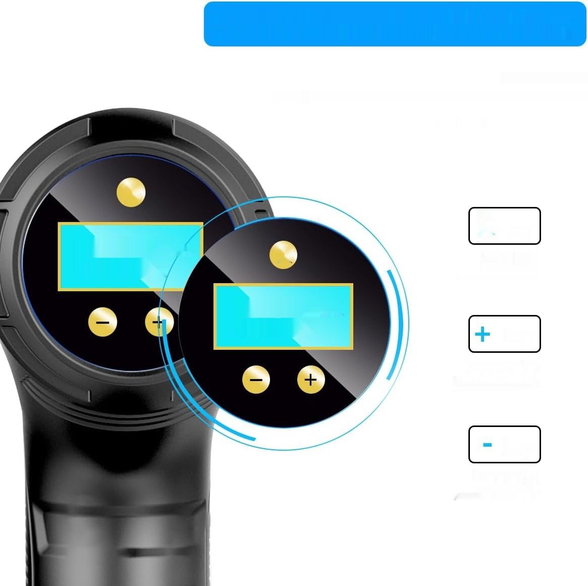 CGEAMDY Bezprzewodowy kompresor do opon samochodowych (bez baterii)