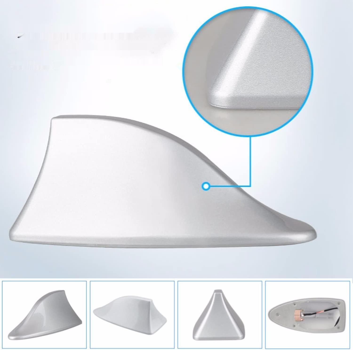 Heart Horse antena radiowa w kształcie płetwy rekina, uniwersalna, czarna