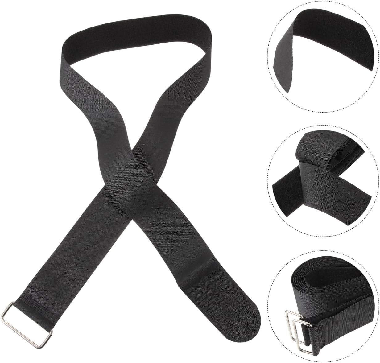 Wielokrotnego użytku pasy do przenoszenia drabin z żelazną klamrą, 4 szt. – 5 cm x 1 m