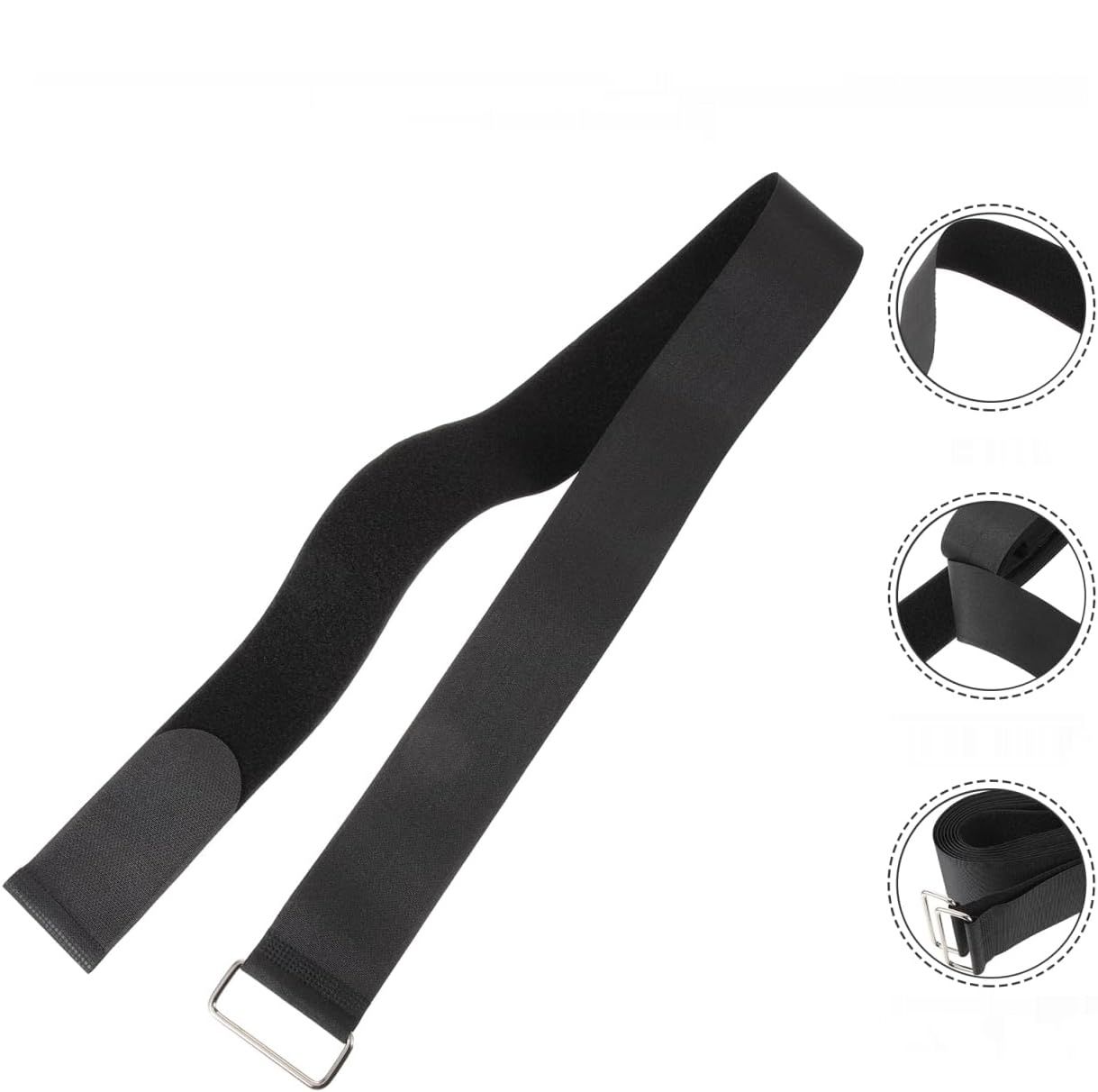 Wielokrotnego użytku pasy do przenoszenia drabin z żelazną klamrą, 4 szt. – 5 cm x 1 m