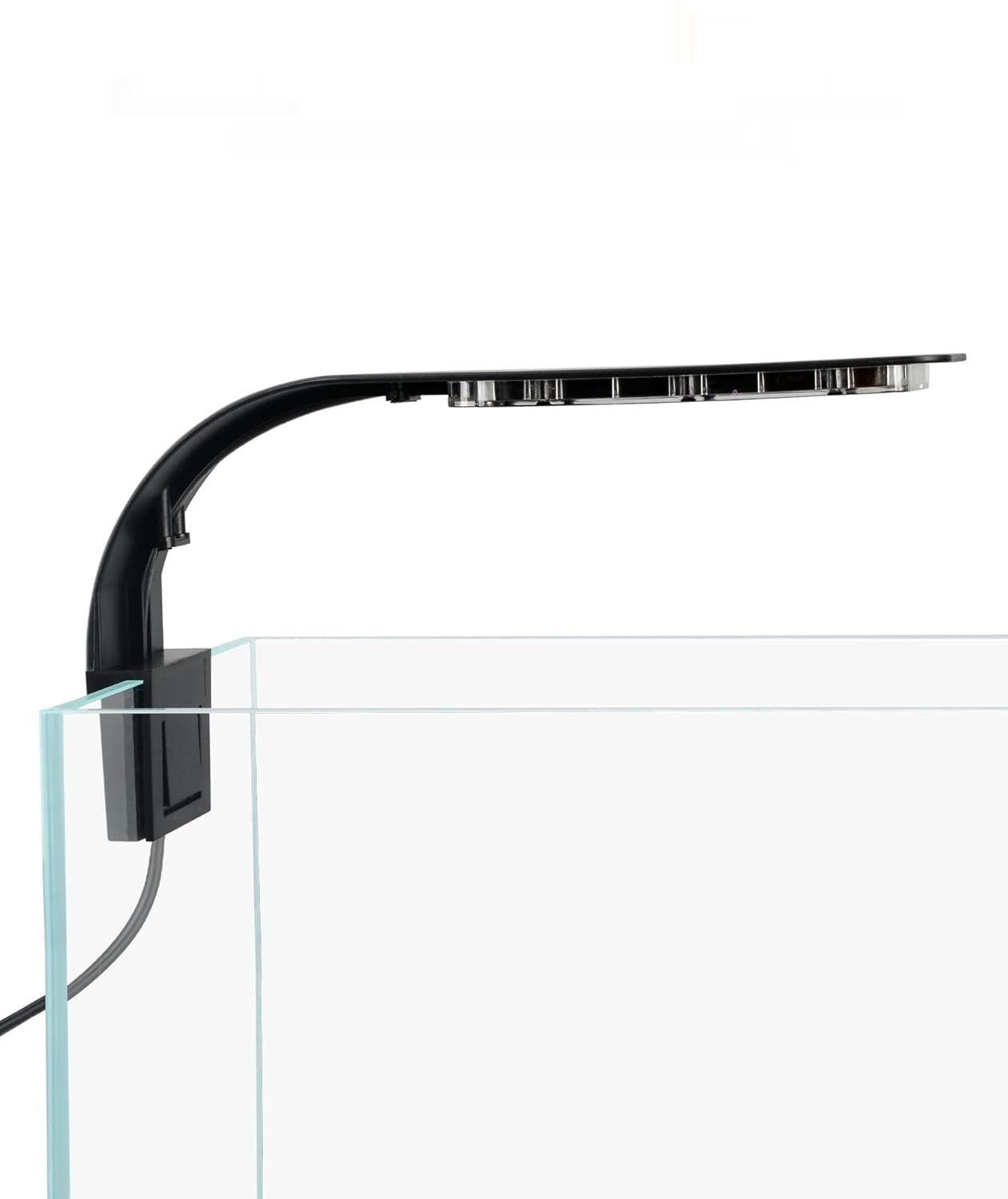 NICREW lampa zaciskowa do akwarium, ultracienka lampa akwariowa z biał