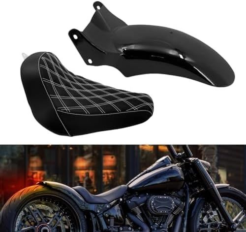 HDBUBALUS Tylny błotnik motocyklowy + krótki błotnik pod solo siedzien