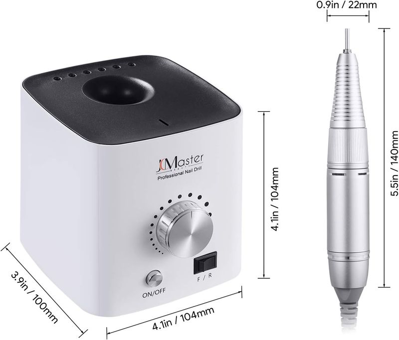 Profesjonalna frezarka do paznokci JCMaster 30000 RPM, mocna frezarka