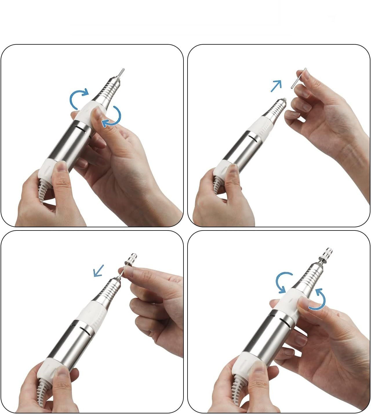 Frezarka do paznokci JCMASTER 302W , profesjonalny zestaw do manicure i pedicure