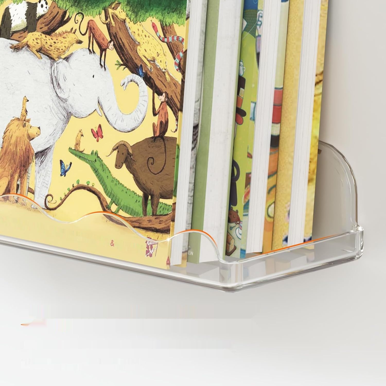 Zestaw 2 plastikowych regałów na książki dla dzieci Lifewit, 38 cm
