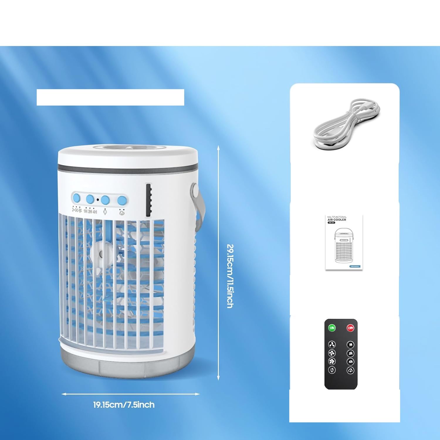 Przenośny mini klimatyzator i nawilżacz powietrza Tiptop Home To-ST0416-03