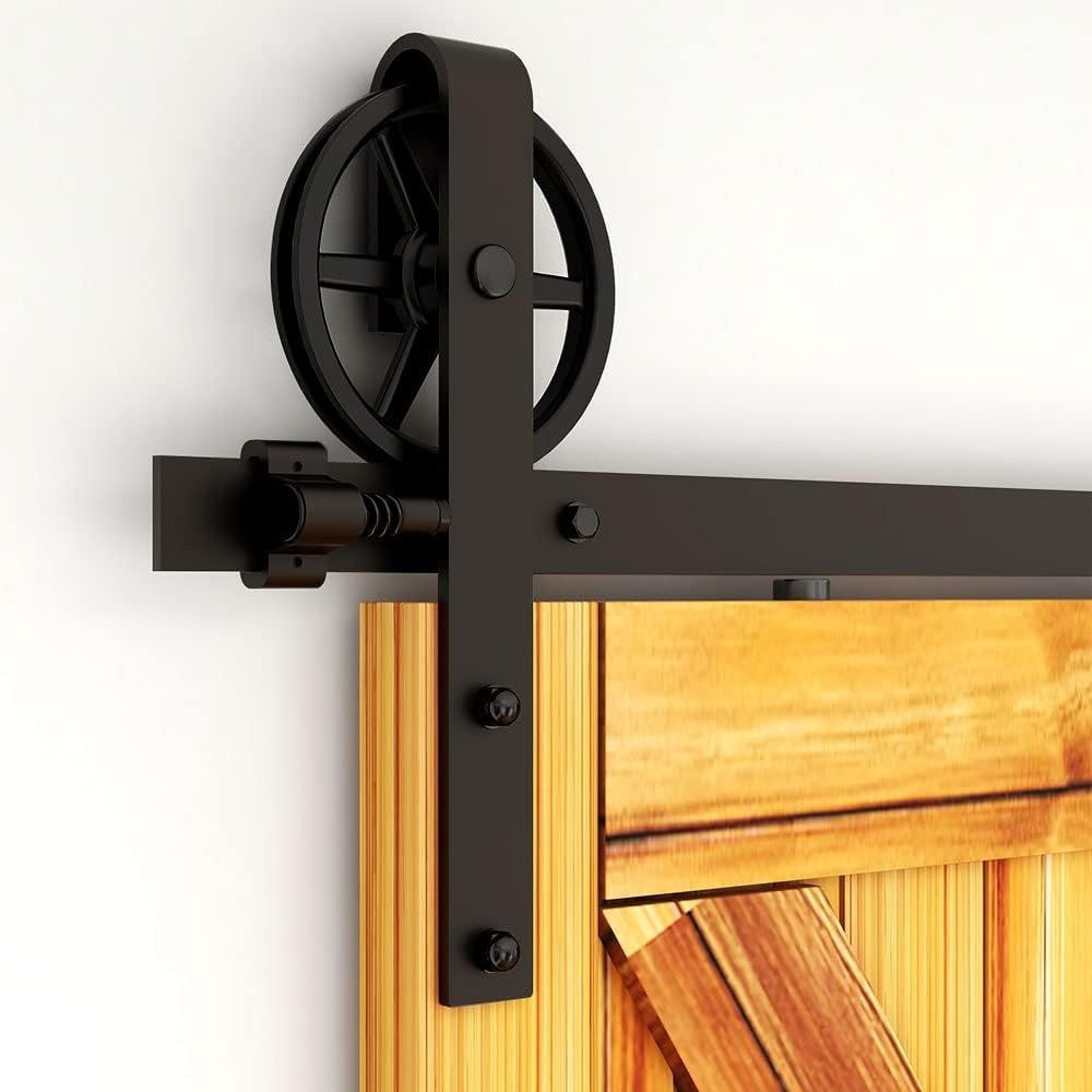 Zestaw okucia do drzwi przesuwnych – system do jednej drzwi drewnianych
