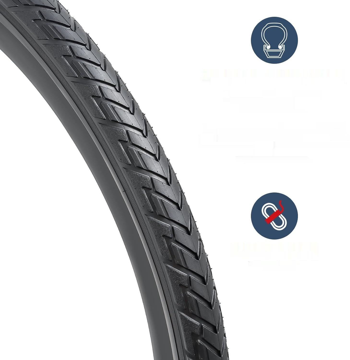 YUNSCM 2 szt. opon do roweru szosowego 700C 700x40C/42-622