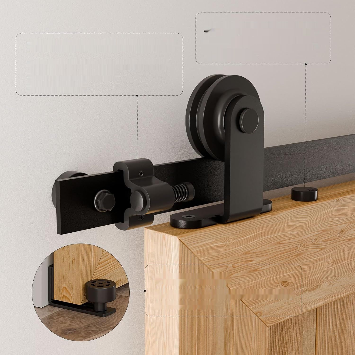 CCJH 1,5 m / 5 ft okucie do drzwi przesuwnych, system drzwi przesuwnyc