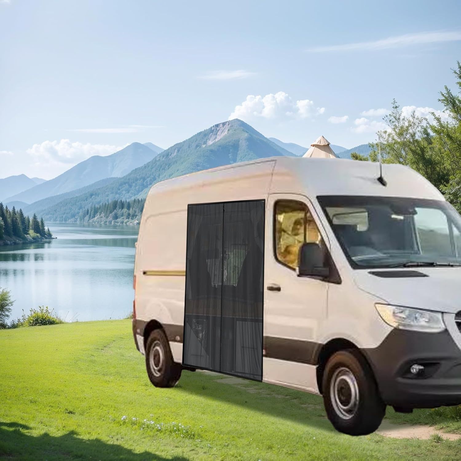 HAMON Moskitiéra do furgonetki z magnesami do Mercedes-Benz Sprinter z