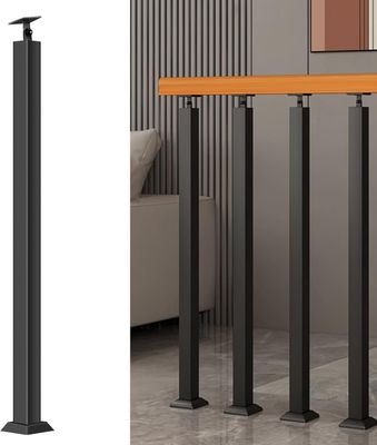 Kwadratowy słupek balustrady schodowej cvter z regulowanym uchwytem 270°
