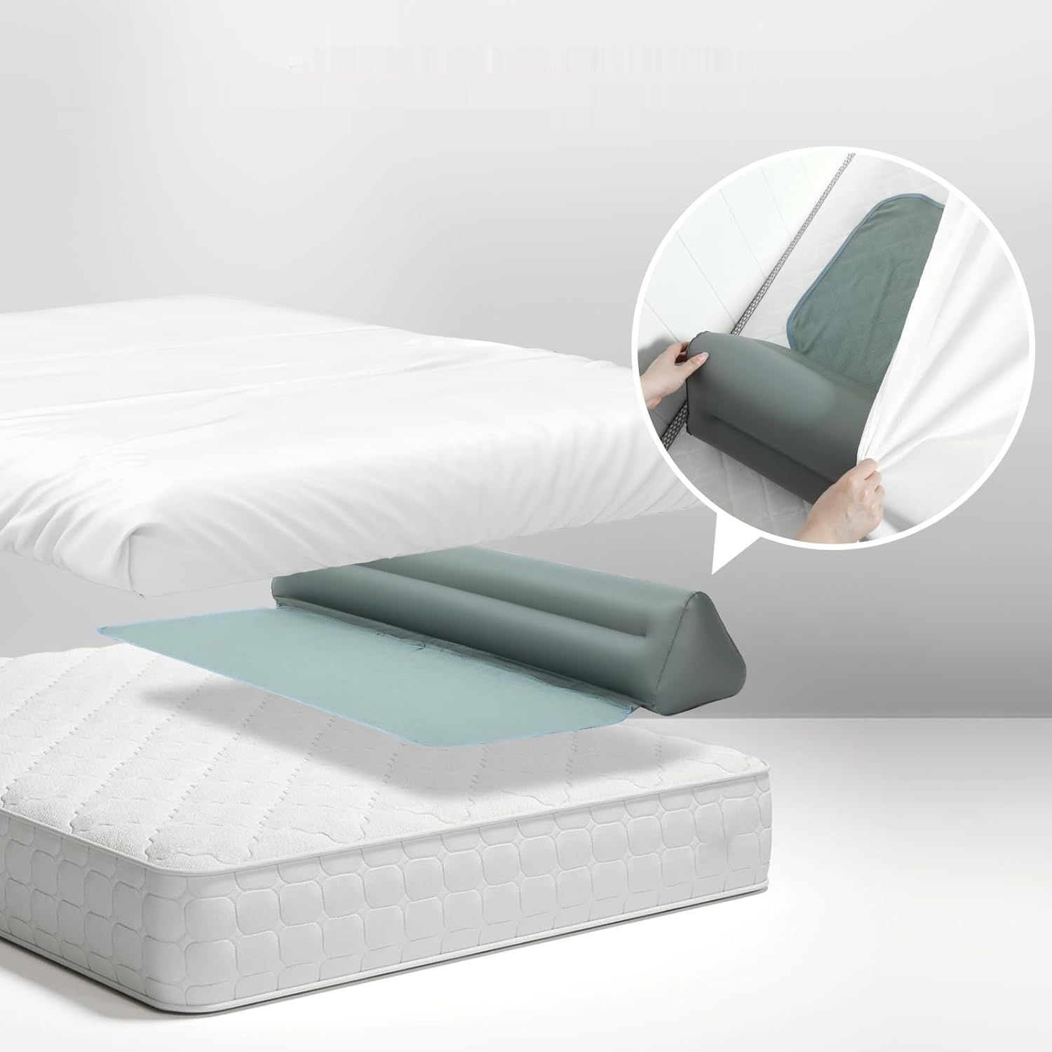 Nadmuchiwana barierka ochronna Premium, ochronna barierka do łóżka