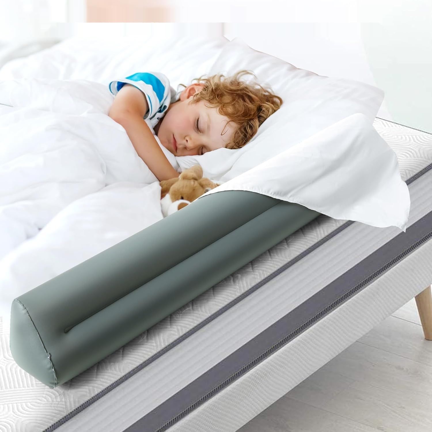 Nadmuchiwana barierka ochronna Premium, ochronna barierka do łóżka