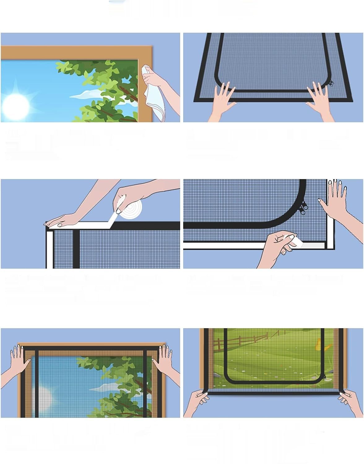 Moskitiera drzwiowa dla kotów – siatka na balkon, drzwiowa moskitiera