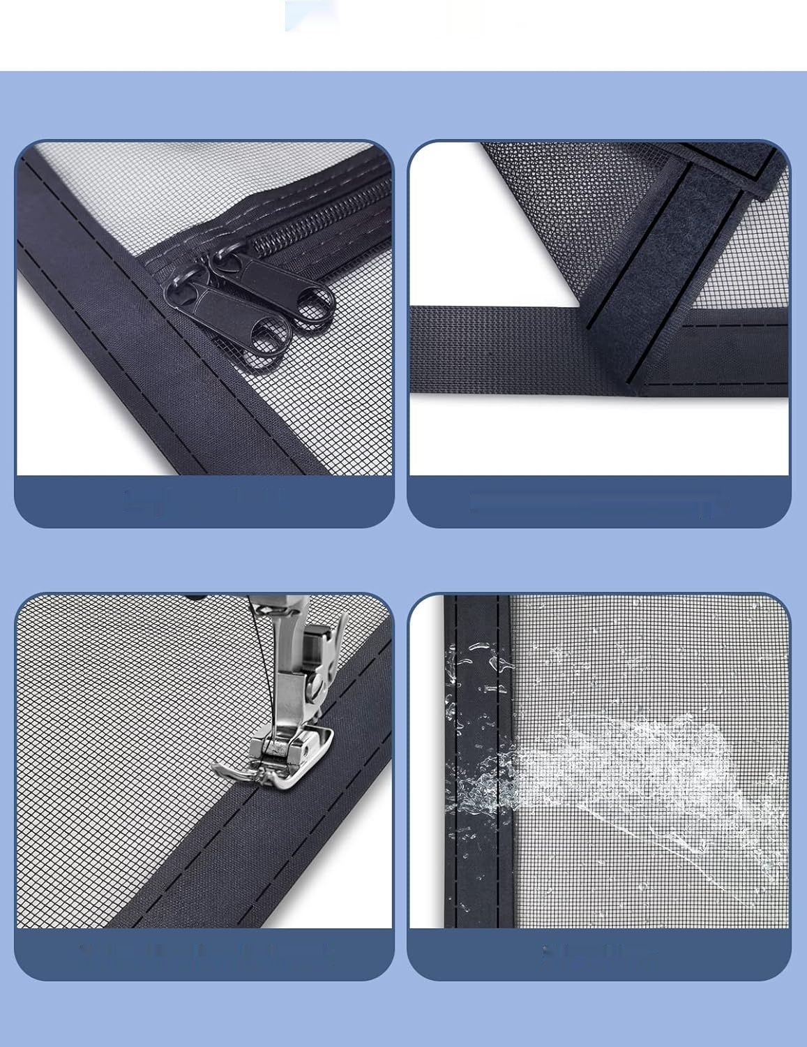 Moskitiera drzwiowa dla kotów – siatka na balkon, drzwiowa moskitiera