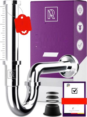 Syfon do umywalki 1 1/4" rozmiar L – regulowany na wysokość syfon ruro