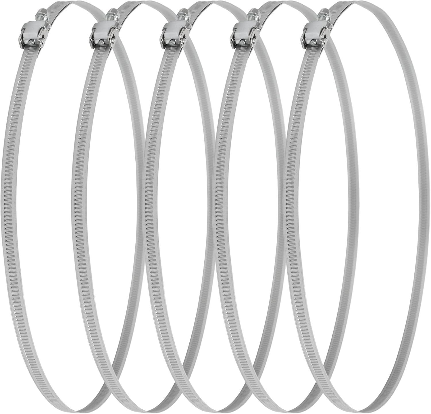 изменить карту на 10 штук 180   Vent Systems 250 mm – 5 sztuk – regulowane stalowe obejmy kanałowe zoc