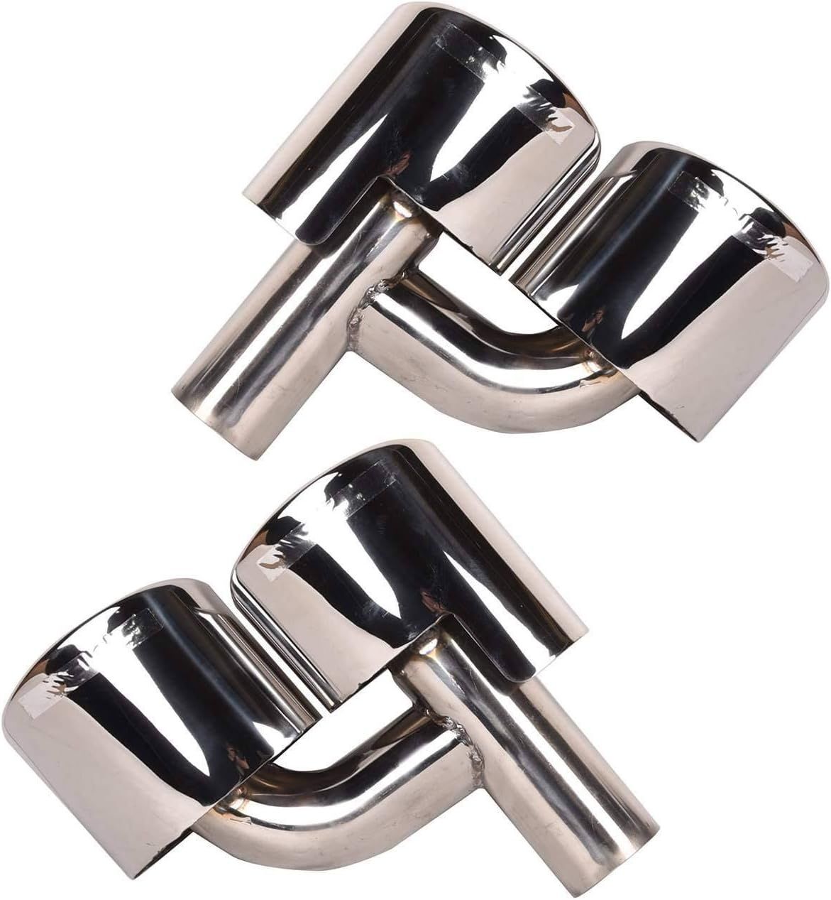 Bapmic zestaw 2x końcówek wydechu do Mercedes AMG W204 W221 (2008–2014)