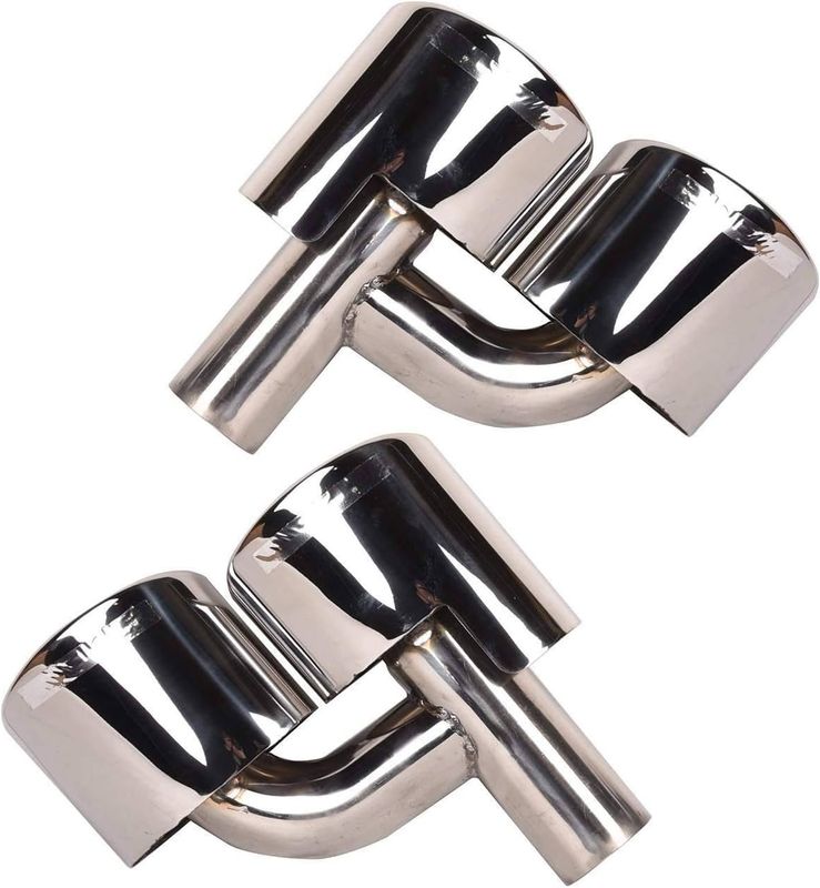 Bapmic zestaw 2x końcówek wydechu do Mercedes AMG W204 W221 (2008–2014)