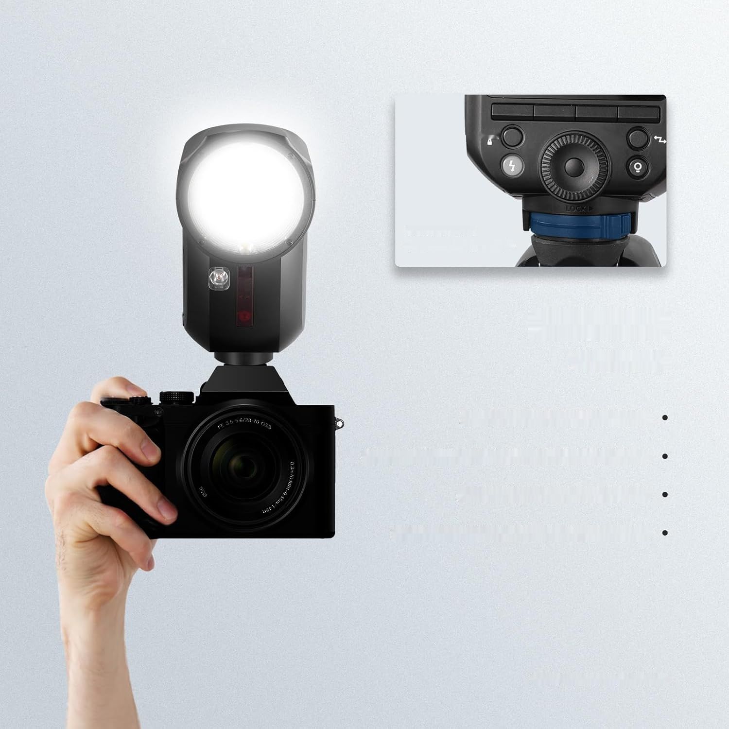 NEEWER Z2-S – lampa błyskowa TTL z okrągłą głowicą do aparatów Sony