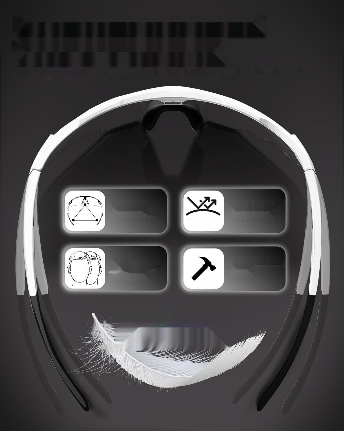 изменить цвет на желтый!!!   Okulary rowerowe Victgoal z polaryzowanymi szkłami, ochrona UV400, ant