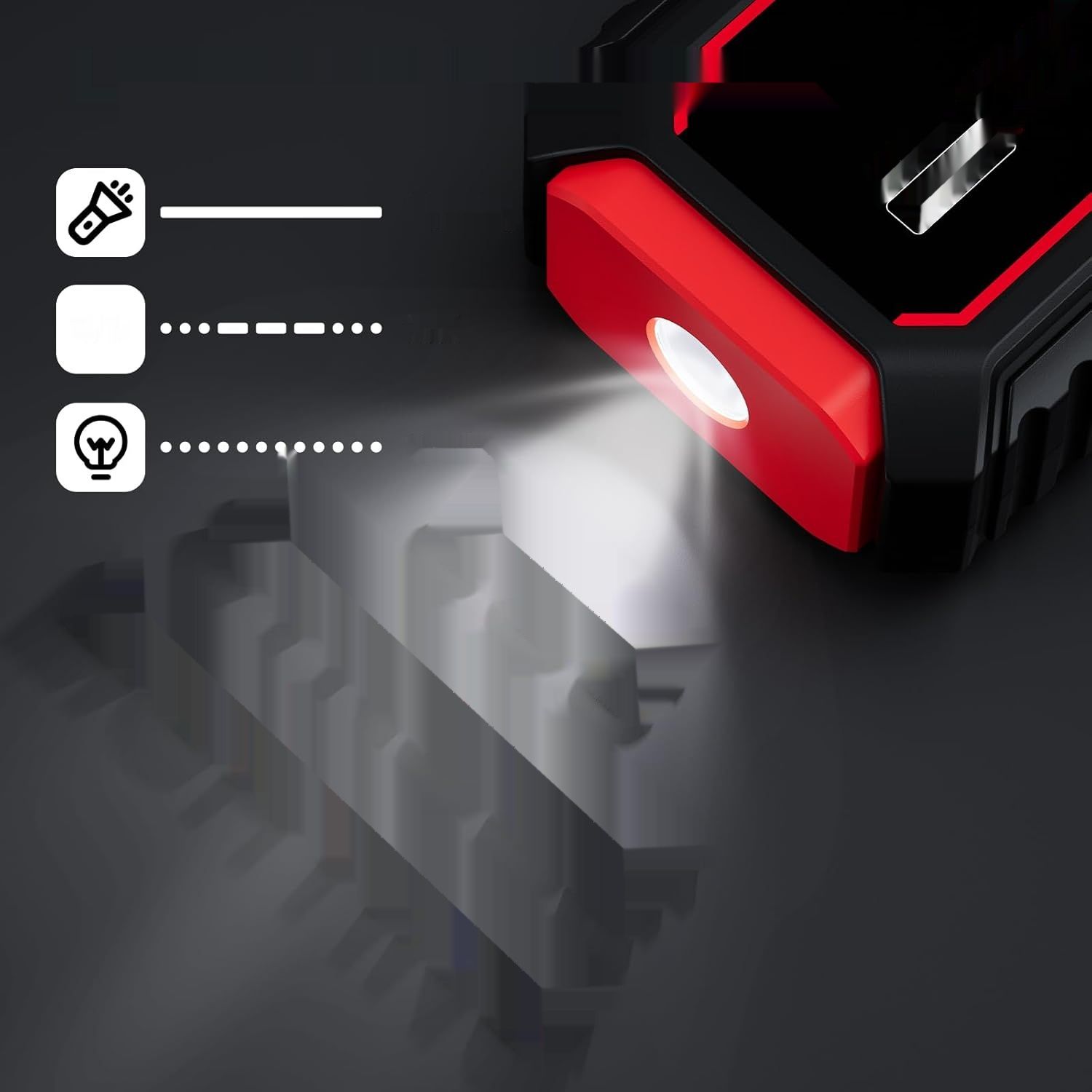 тут другой товар!!!!    Povasee Booster akumulatora samochodowego, 3000A rozrusznik akumulator