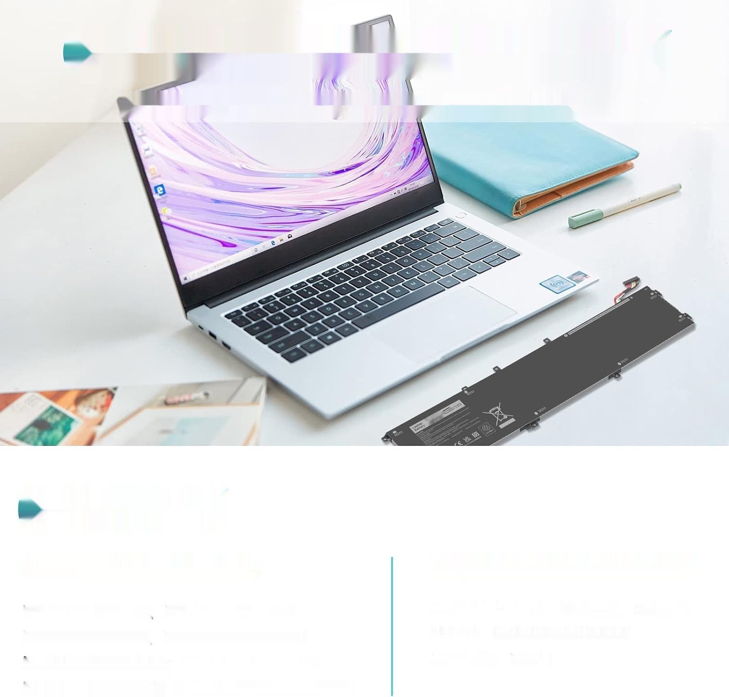 ASUNCELL 11,4V/97Wh 6GTPY Bateria do laptopa DELL XPS 15 9550 9560 957