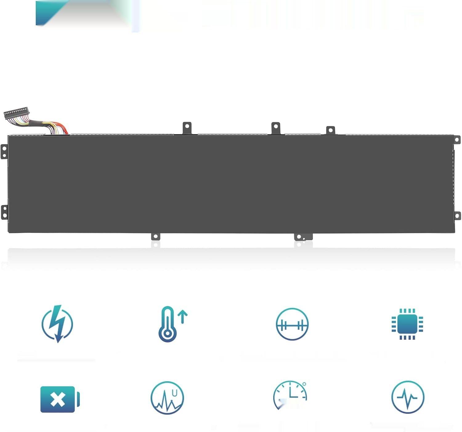 ASUNCELL 11,4V/97Wh 6GTPY Bateria do laptopa DELL XPS 15 9550 9560 957