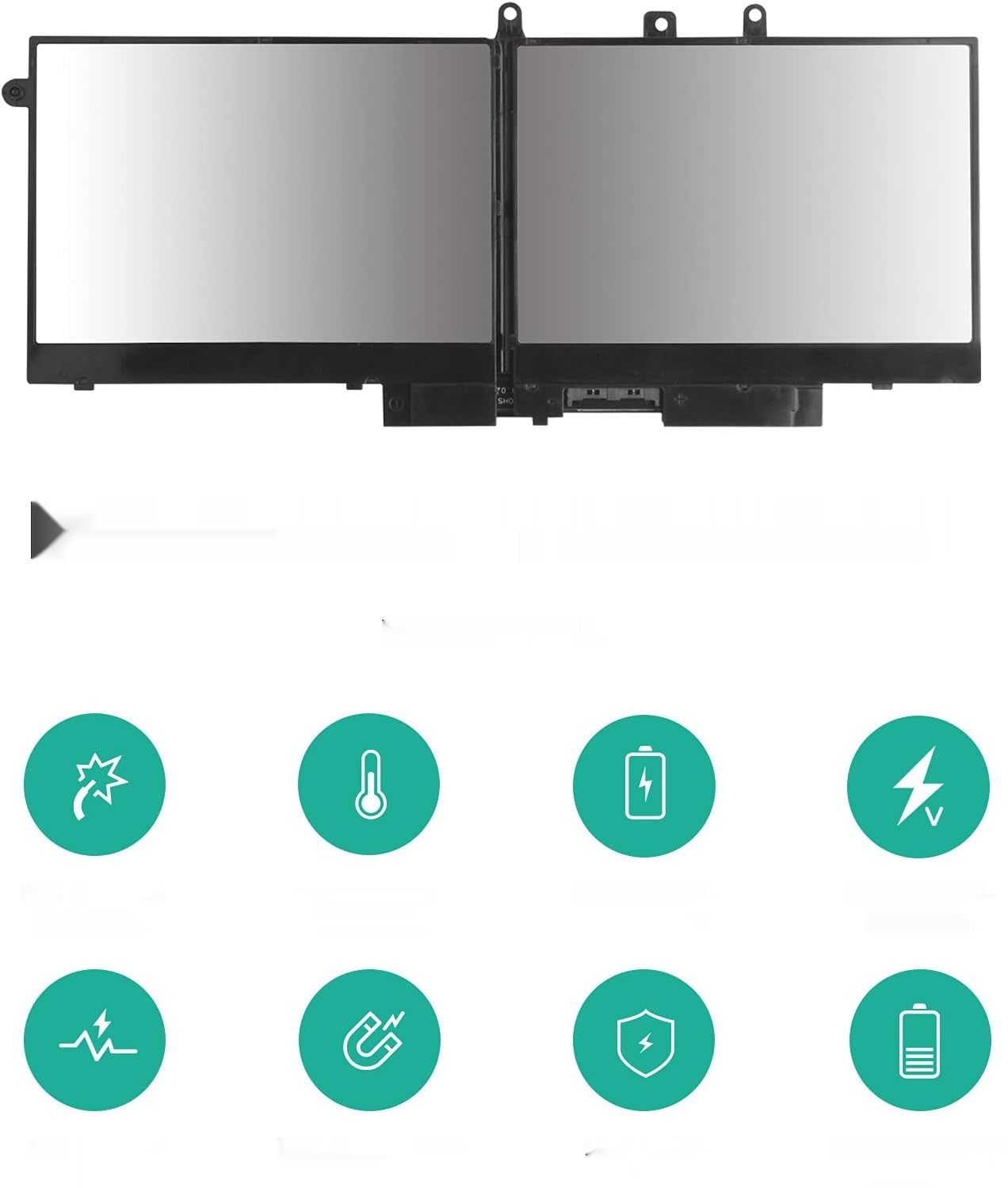 ASUNCELL 68Wh 8500mAh GJKNX Bateria do DELL Latitude 5480 5580 5280 28