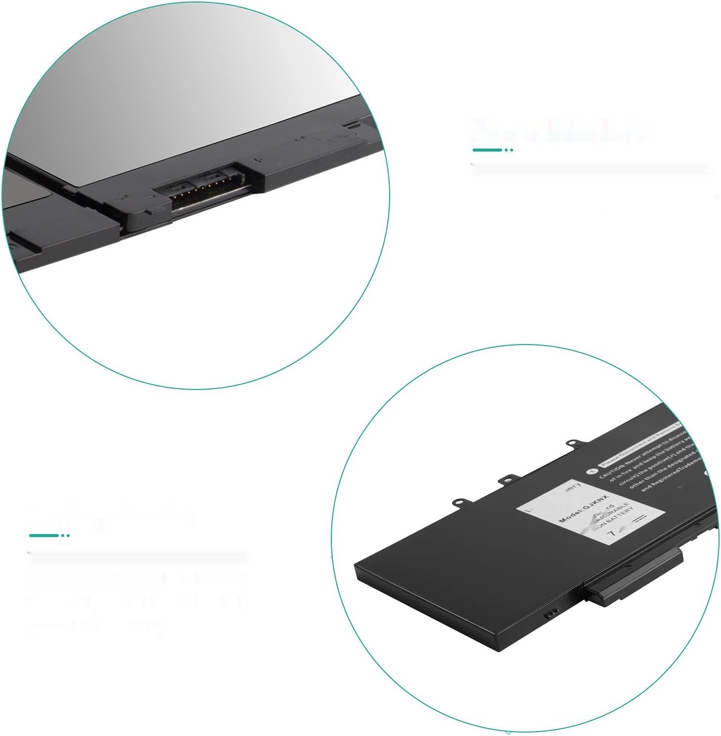 ASUNCELL 68Wh 8500mAh GJKNX Bateria do DELL Latitude 5480 5580 5280 28