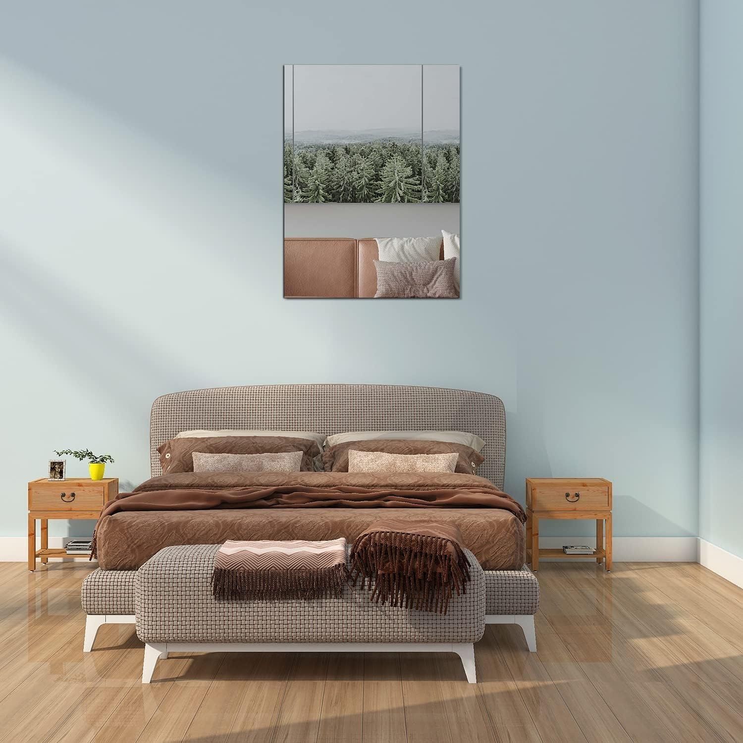 HD Lustro ścienne samoprzylepne 40 x 30 cm TSKDKIT