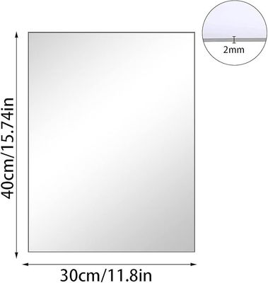 HD Lustro ścienne samoprzylepne 40 x 30 cm TSKDKIT