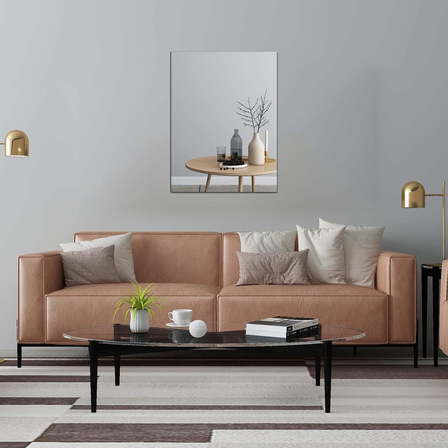 HD Lustro ścienne samoprzylepne 40 x 30 cm TSKDKIT